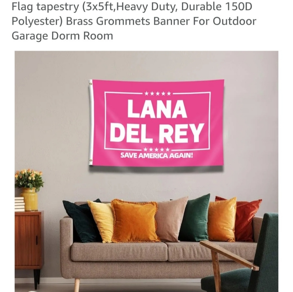 Lana Del Rey Tapestry/Flag 3x5ft, Brand New